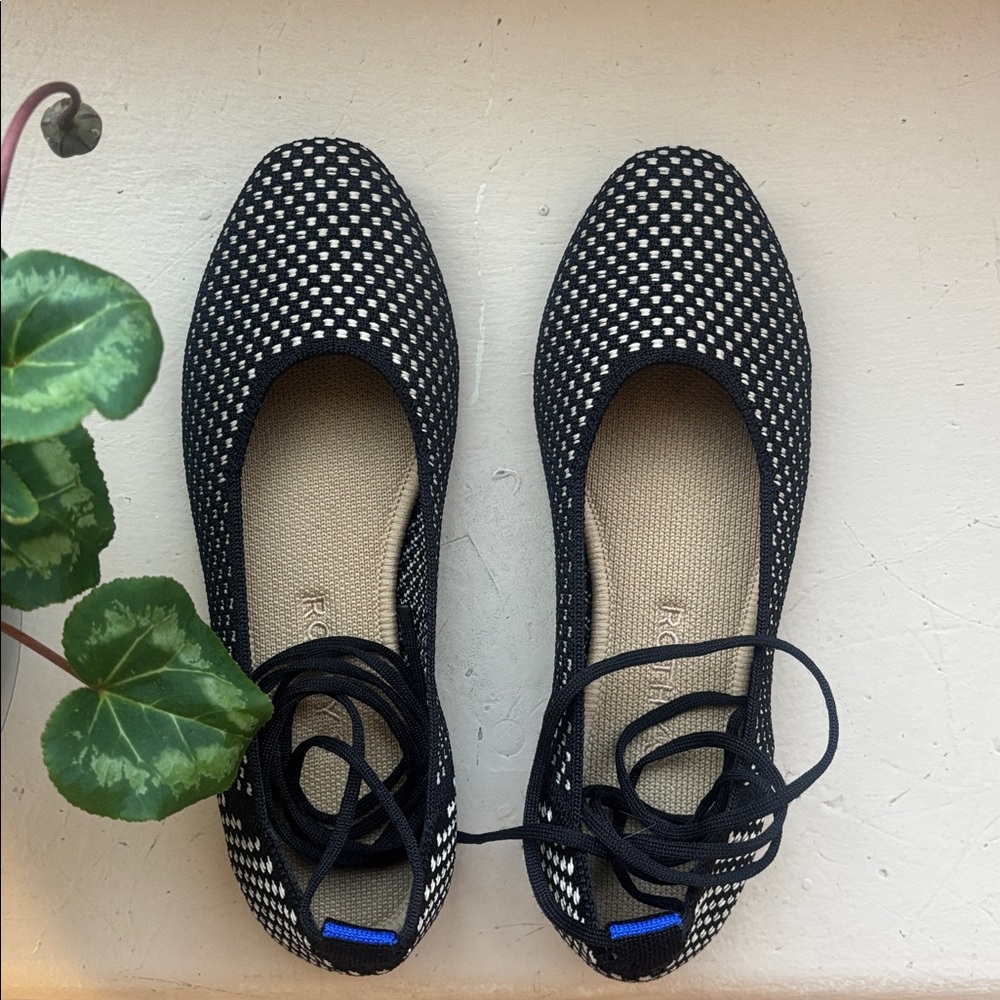 Rothy's Noir Women's Flats (with lace)
